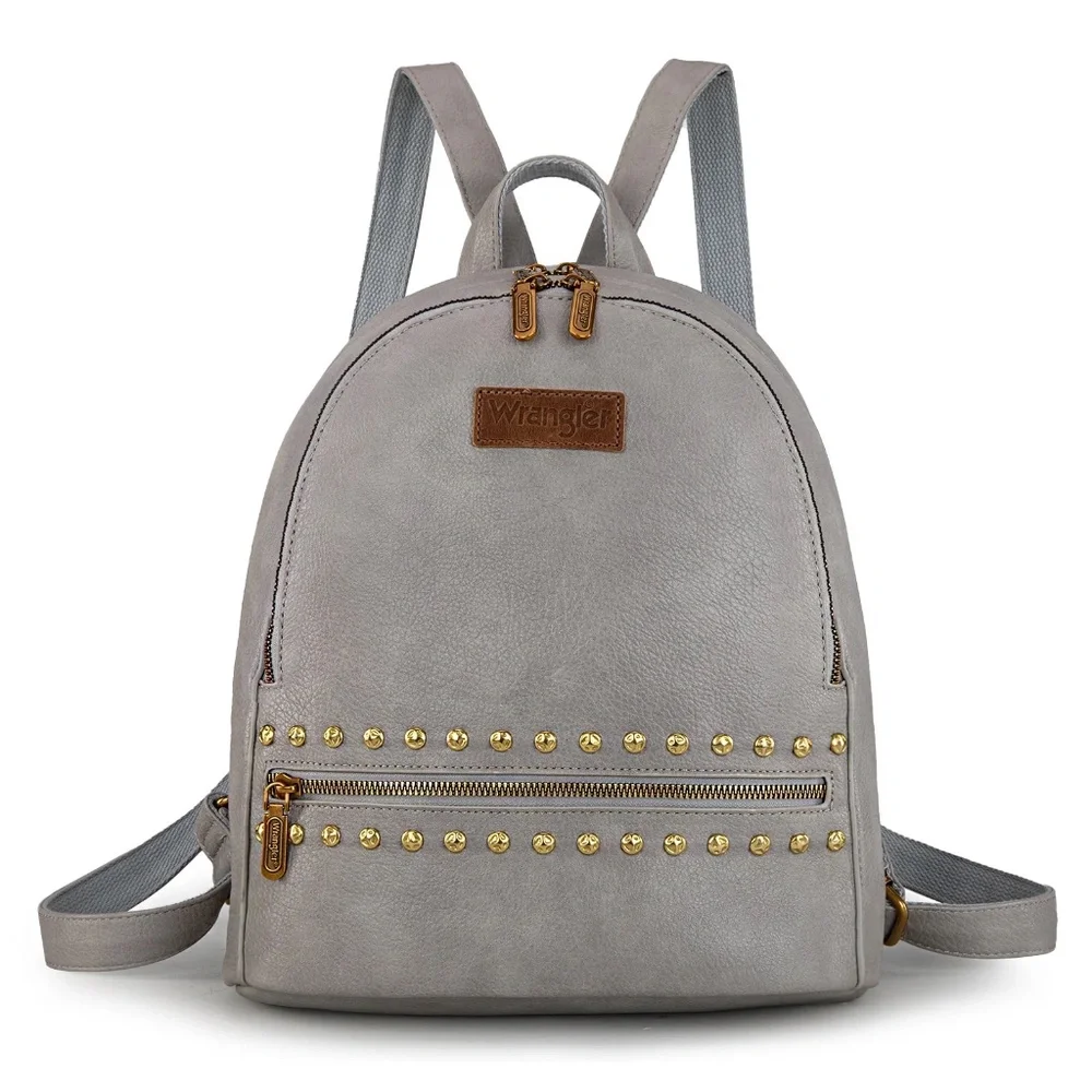 Wrangler Studded Backpack -Gray
